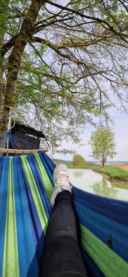 Cocoon, bord de lac, piscine chauffée 11 per Plieux Esterno foto